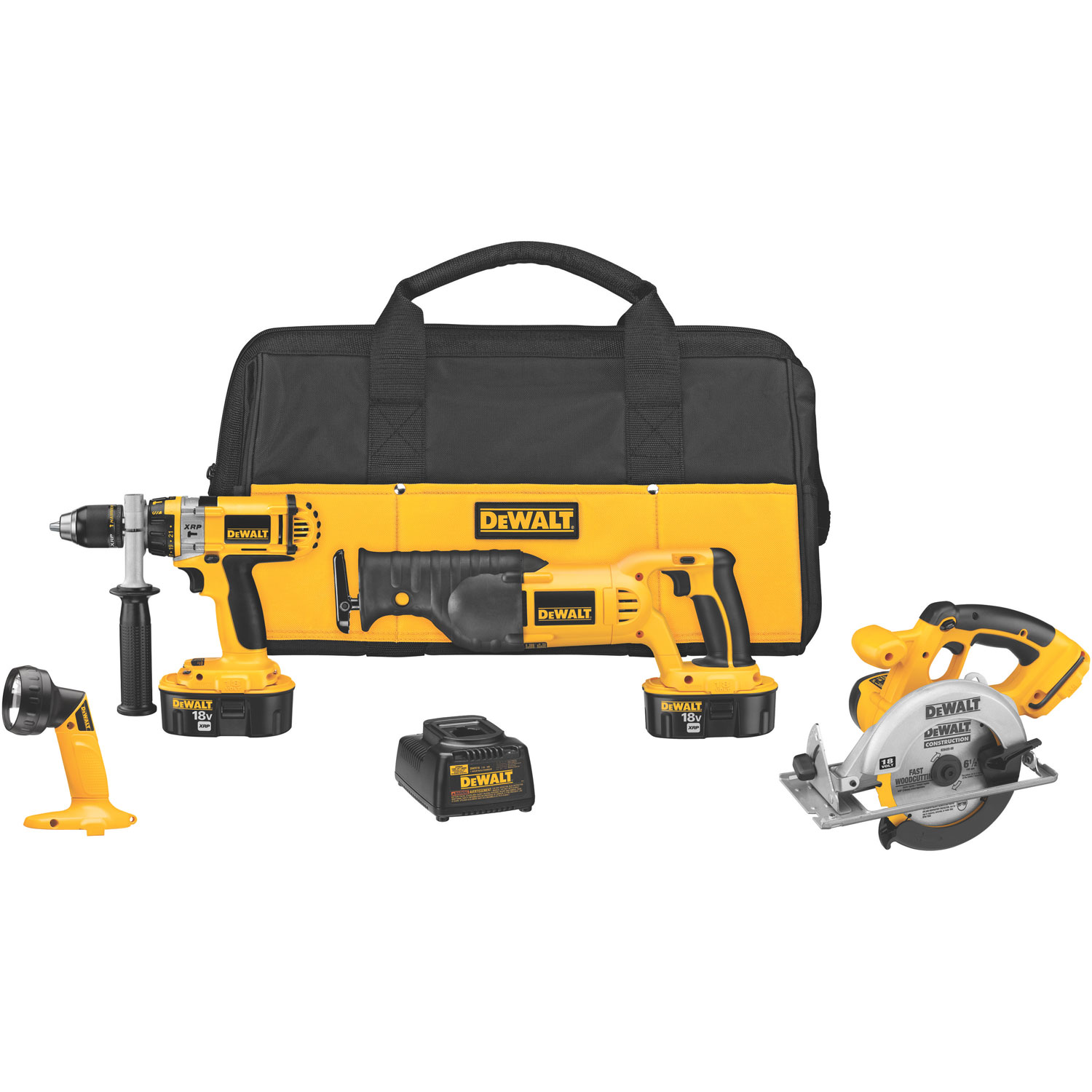 DeWALT DCK440XR Reconditioned DCK440 18V Cordless XRP 4-Tool Combo Kit 