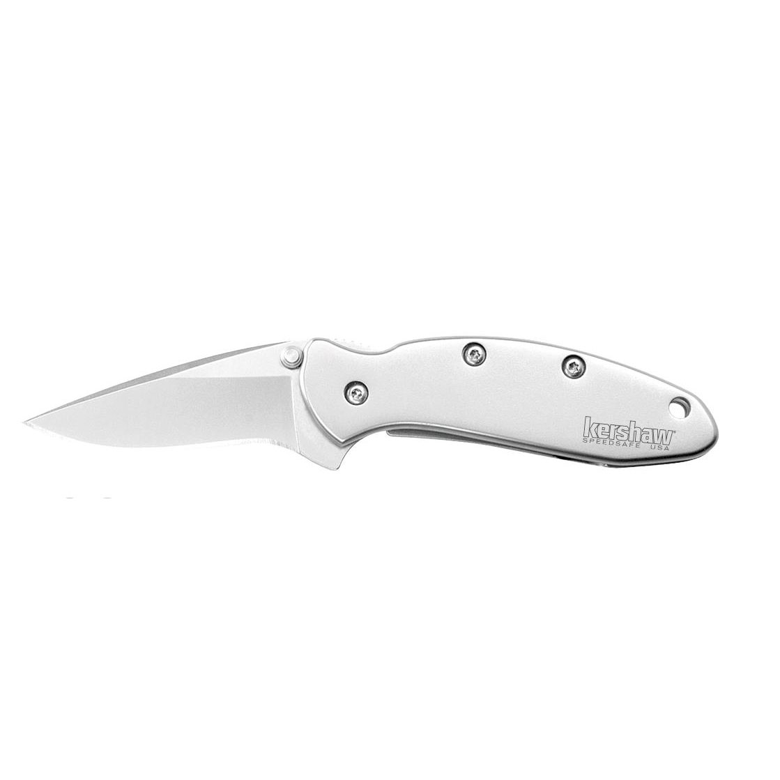 Kershaw 1600 Chive Folding Pocket Knife with SpeedSafe, Stainless Steel ...