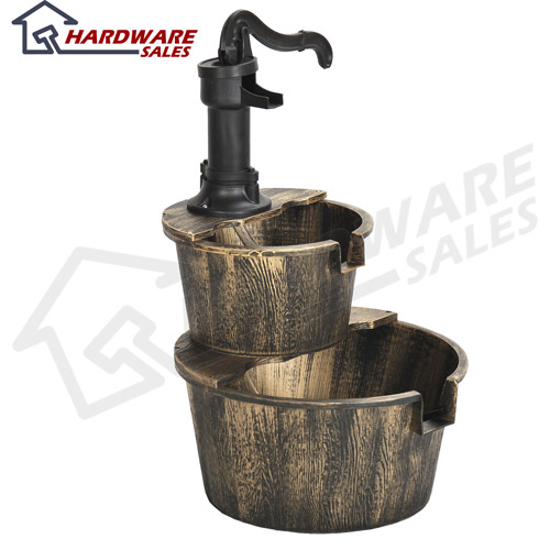 Astonica 40201116 2 Tier Brushed Bronze Bucket Fountain  